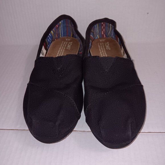 TOMS WOMEN'S SLIP ON CANVAS SHOES - Picture 1 of 10